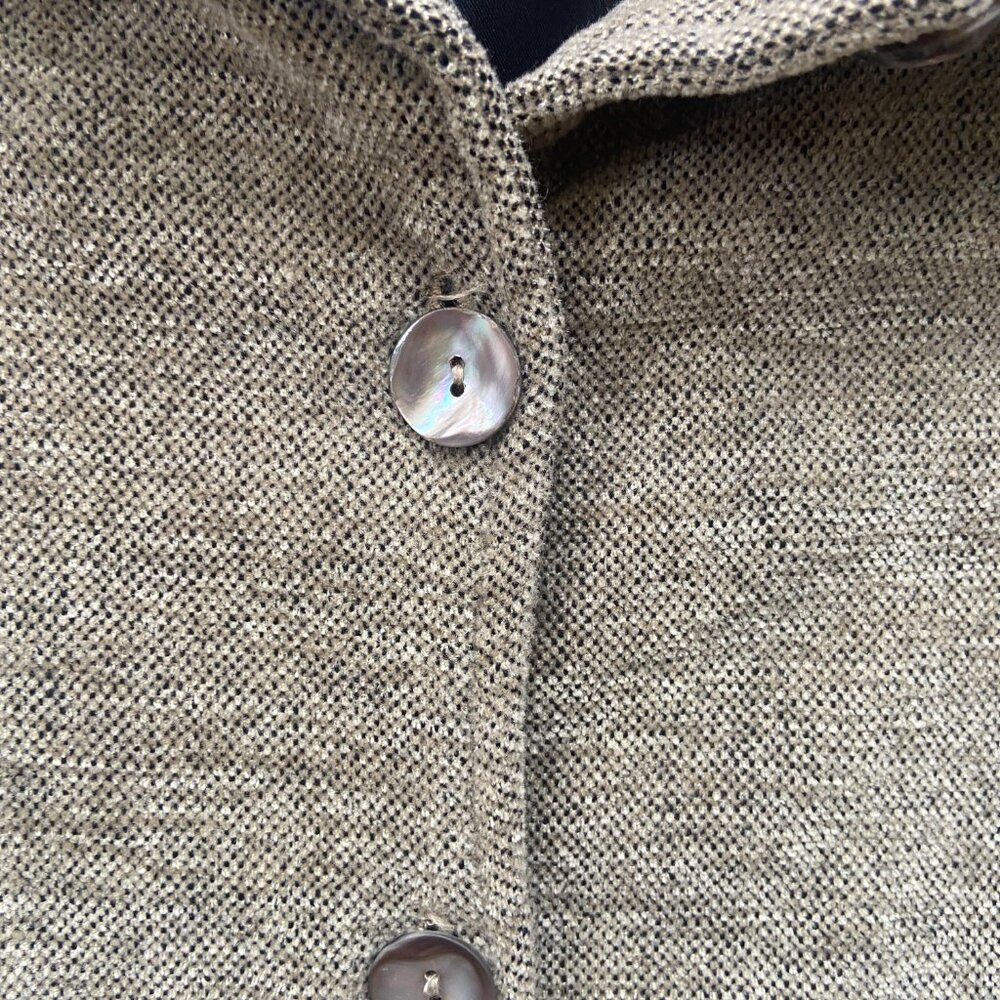 Vintage White Stag Button Up Patchwork Jacket. Br… - image 4